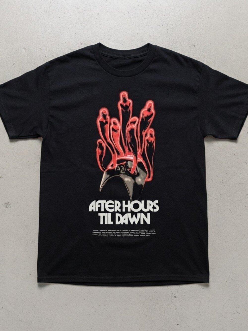 The Weeknd After Hours Til Dawn Tour Black XO T-Shirt